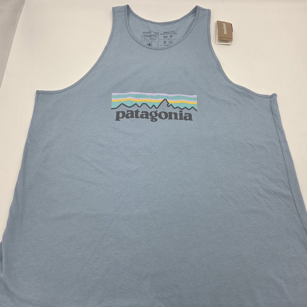 Patagonia Tank Top Womens XL Sleeveless Lightweight Stretch Outdoors Blue NWT